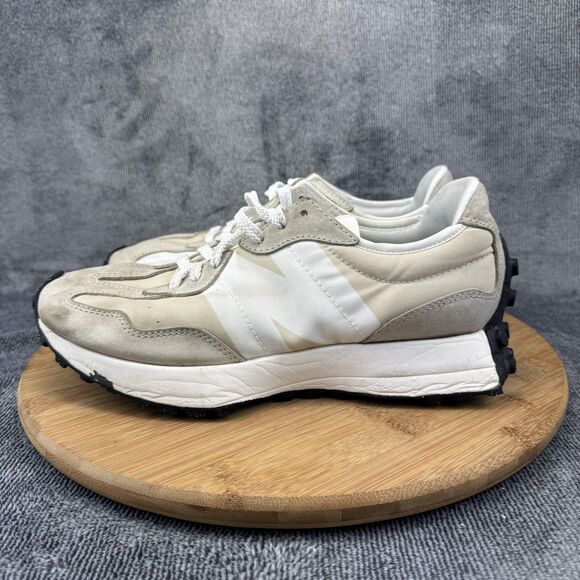 New Balance 327 Shoes Womens Size 9 White Beige Retro Running U327LD - Picture 3 of 9